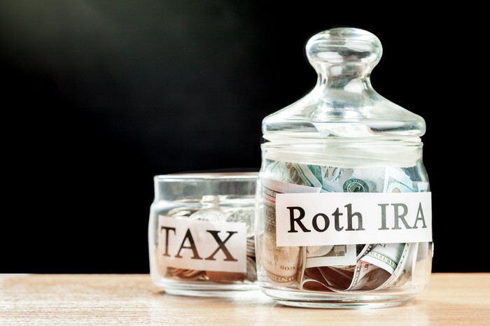 Roth IRA and tax jar. 